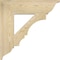 Ekena Millwork Balboa Traditional Rough Sawn Bracket, Douglas Fir, 6"W x 26"D x 26"H BKT06X26X26BOA01RDF - alternate 2